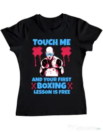 Tricou ADLER dama Touch me Negru