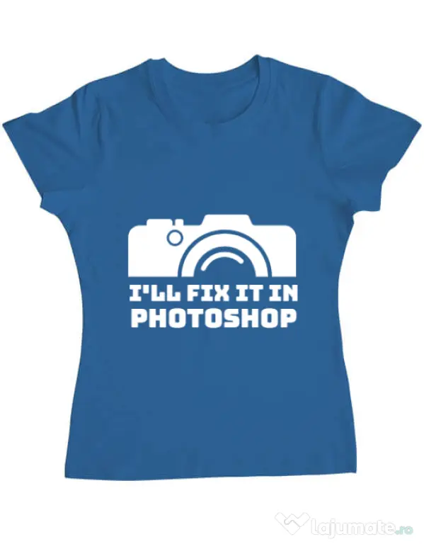 Tricou ADLER dama I’ll fix it Albastru azuriu