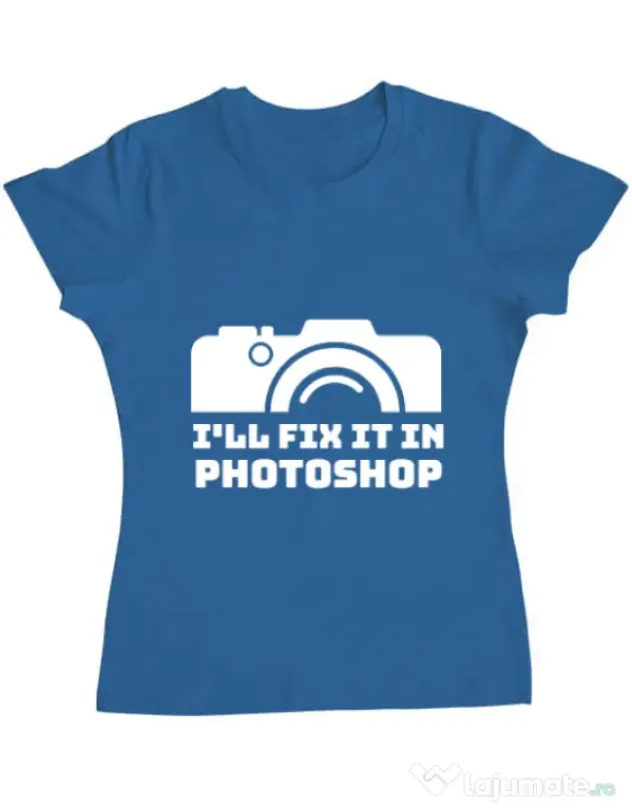 Tricou ADLER dama I’ll fix it Albastru azuriu