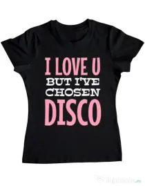 Tricou ADLER dama I’ve chosen disco Negru