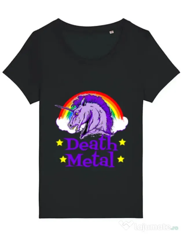 Tricou STANLEY STELLA dama Death Metal Negru