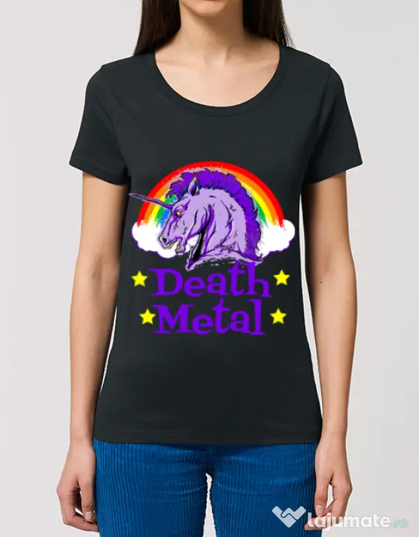 Tricou STANLEY STELLA dama Death Metal Negru