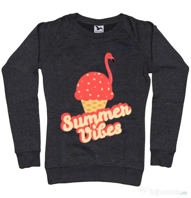 Bluza ADLER dama Summer Vibes Negru melanj