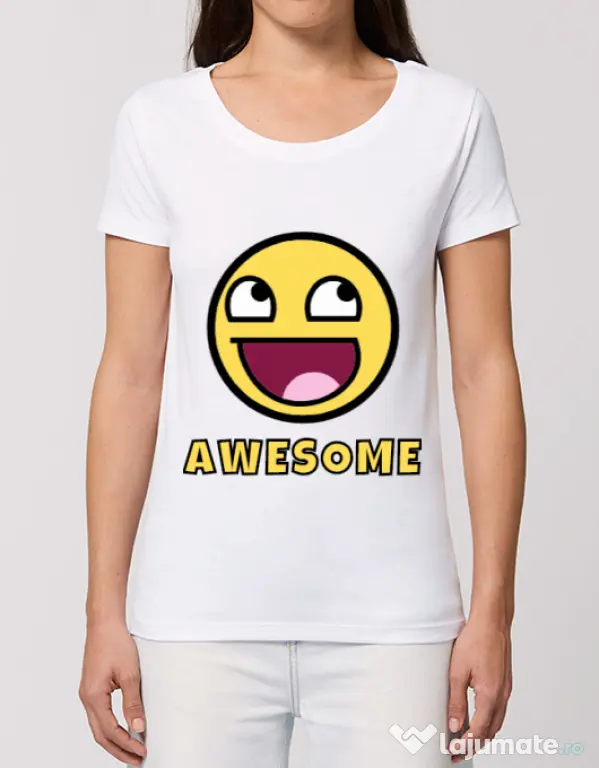 Tricou STANLEY STELLA dama Awesome Alb