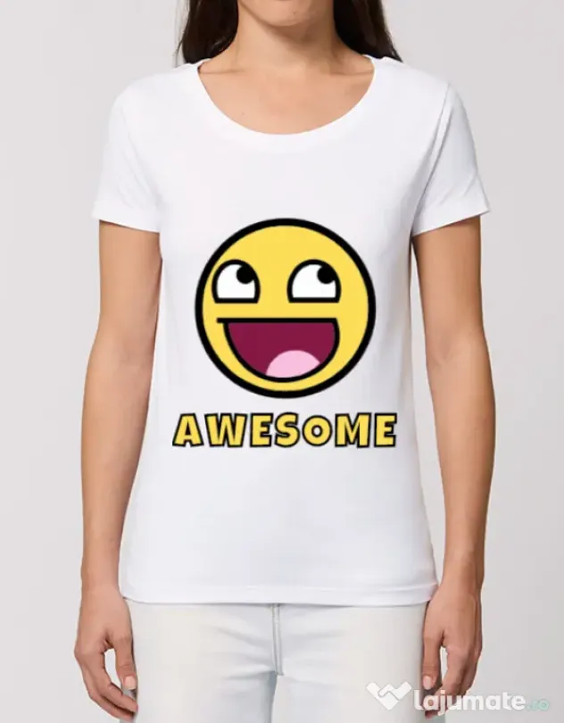Tricou STANLEY STELLA dama Awesome Alb