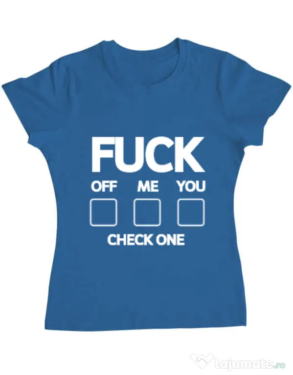 Tricou ADLER dama Check one Albastru azuriu