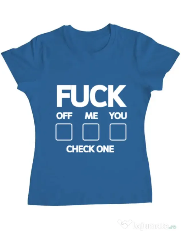 Tricou ADLER dama Check one Albastru azuriu