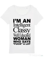 Tricou STANLEY STELLA dama Classy Woman Alb