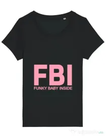Tricou STANLEY STELLA dama Funky baby inside Negru