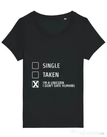 Tricou STANLEY STELLA dama I'm a unicorn Negru