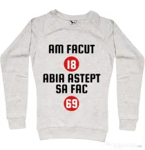 Bluza ADLER dama Am facut 18 ani Migdala melanj
