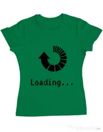Tricou ADLER dama Loading Verde mediu