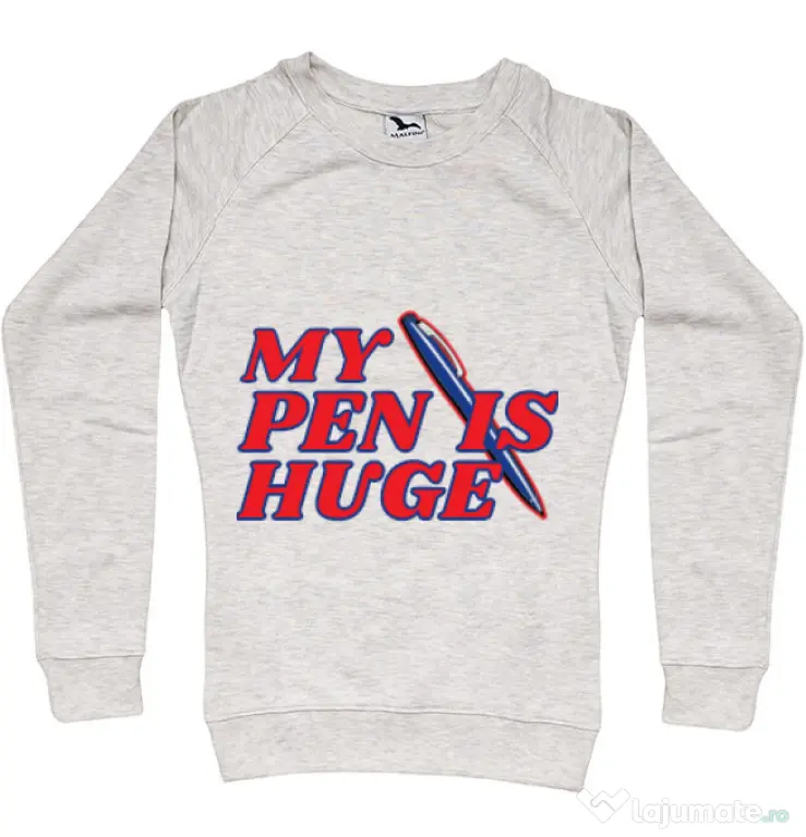 Bluza ADLER dama My pen is huge Migdala melanj