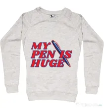 Bluza ADLER dama My pen is huge Migdala melanj