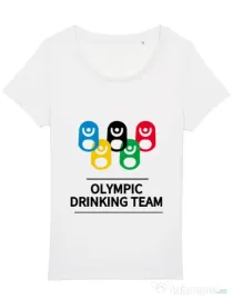 Tricou STANLEY STELLA dama Olympic drinking team Alb