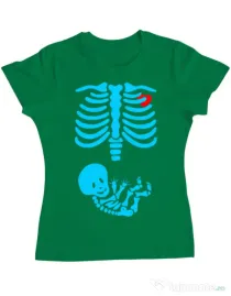 Tricou ADLER dama Radiografie Verde mediu