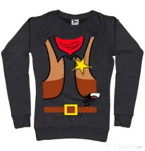 Bluza ADLER dama Cowboy Suit 1 Negru melanj