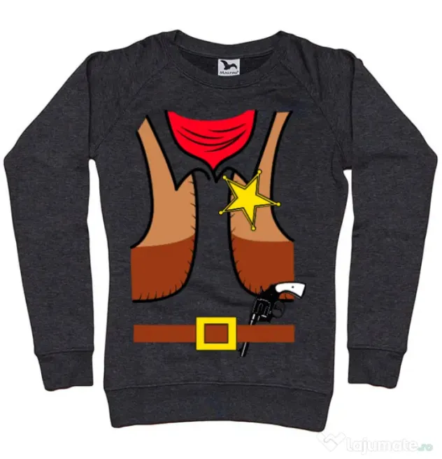 Bluza ADLER dama Cowboy Suit 1 Negru melanj