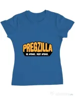 Tricou ADLER dama Pregzilla Albastru azuriu
