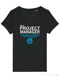 Tricou STANLEY STELLA dama Project manager Negru