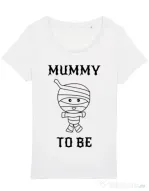 Tricou STANLEY STELLA dama Mummy to be boy Alb