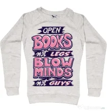 Bluza ADLER dama Open books Migdala melanj