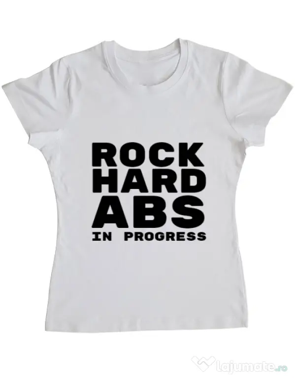 Tricou ADLER dama Rock hard Alb