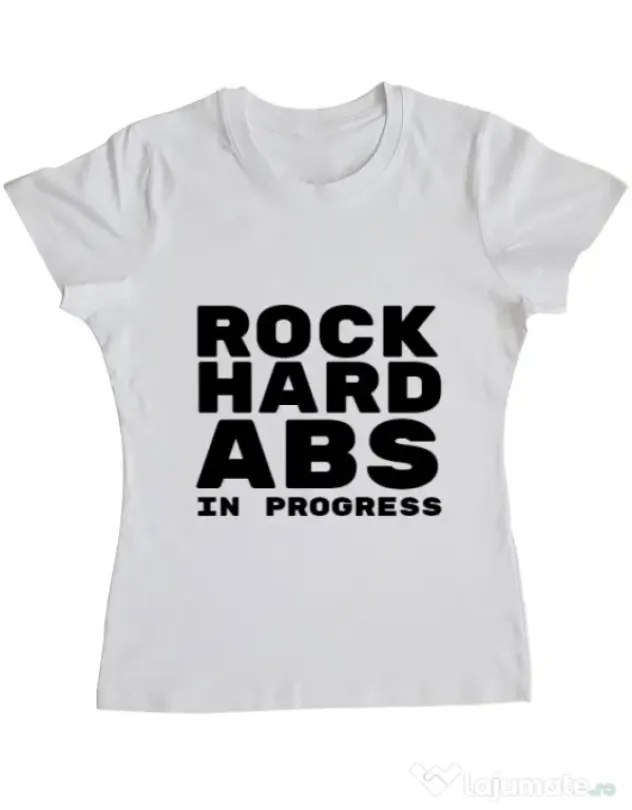 Tricou ADLER dama Rock hard Alb