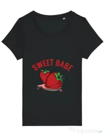 Tricou STANLEY STELLA dama Sweet babe Negru
