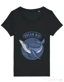 Tricou STANLEY STELLA dama Dream big Negru