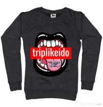 Bluza ADLER dama Trip like I do Negru melanj