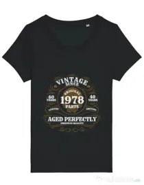 Tricou STANLEY STELLA dama Vintage since Negru