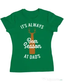 Tricou ADLER dama Beer season Verde mediu