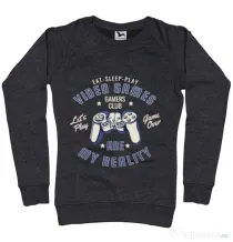 Bluza ADLER dama My reality Negru melanj