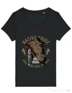 Tricou STANLEY STELLA dama Native pride Negru