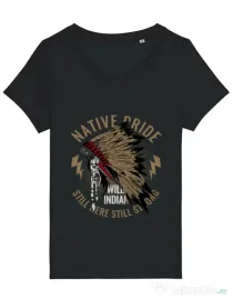 Tricou STANLEY STELLA dama Native pride Negru