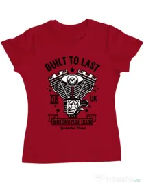 Tricou ADLER dama Built to last Rosu