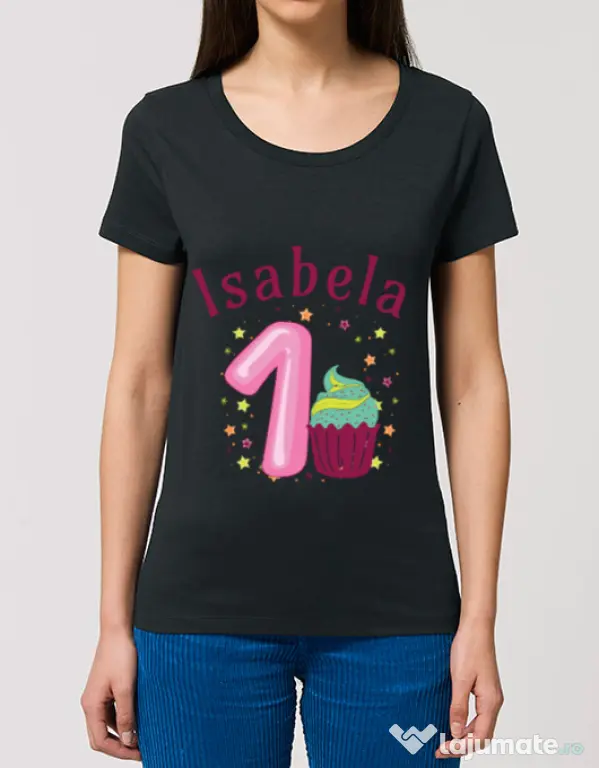 Tricou STANLEY STELLA dama First Birthday Negru