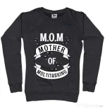 Bluza ADLER dama Mother of multitasking Negru melanj