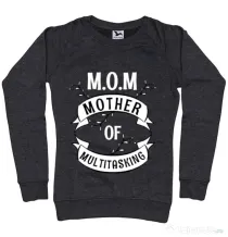 Bluza ADLER dama Mother of multitasking Negru melanj
