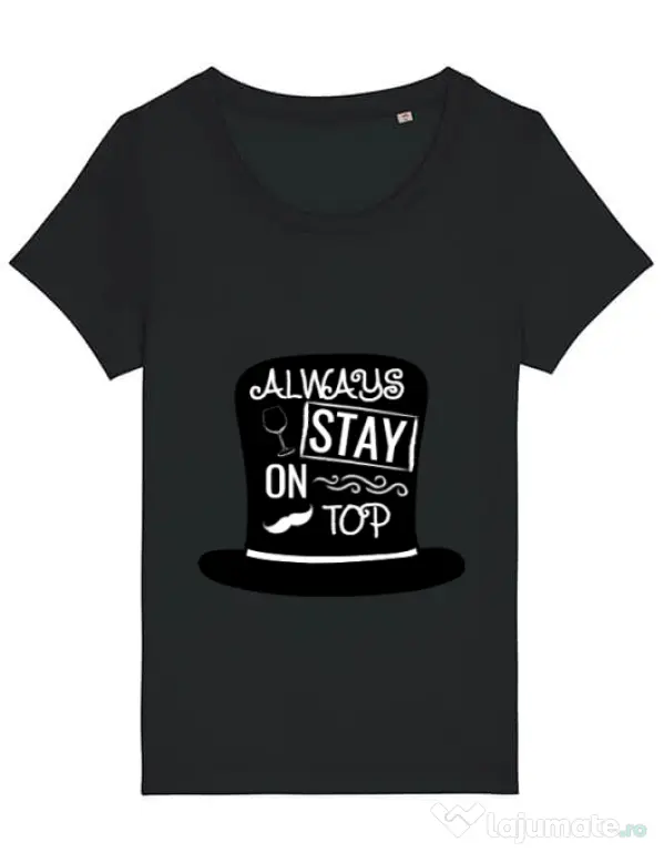 Tricou STANLEY STELLA dama Stay on top Negru