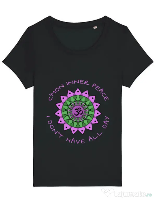 Tricou STANLEY STELLA dama C’mon inner peace Negru