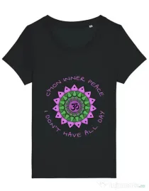 Tricou STANLEY STELLA dama C’mon inner peace Negru