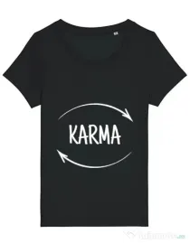 Tricou STANLEY STELLA dama Karma Negru