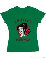 Tricou ADLER dama Protect your neck Verde mediu
