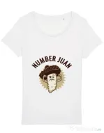 Tricou STANLEY STELLA dama Number Juan Alb