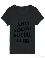 Tricou STANLEY STELLA dama Anti social Club Negru