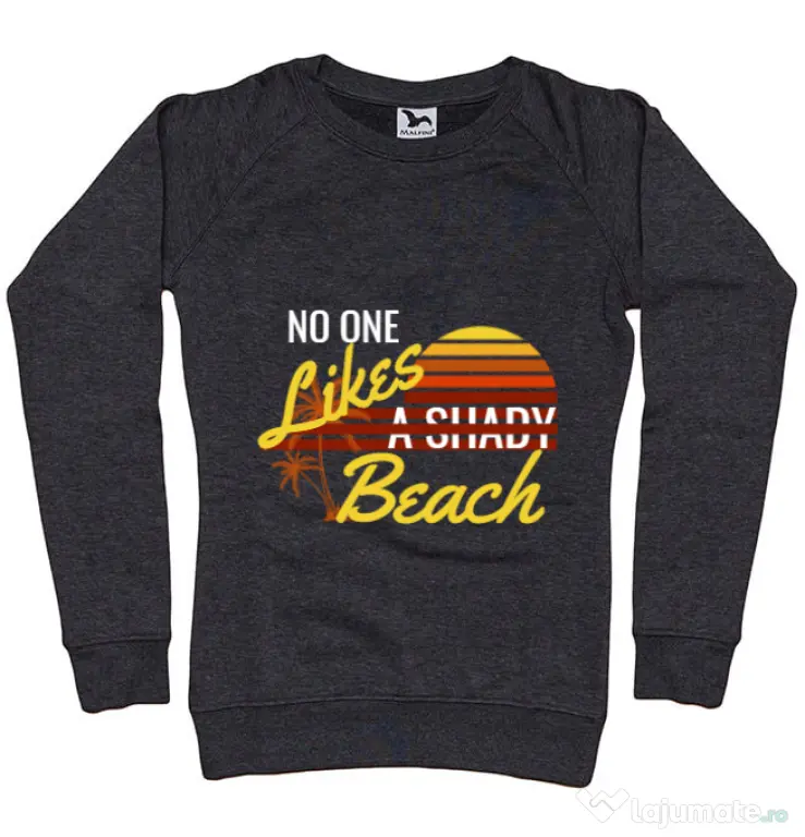 Bluza ADLER dama Shady beach Negru melanj