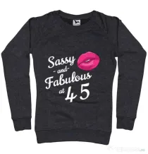 Bluza ADLER dama Sassy and fabulous Negru melanj