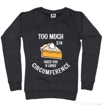 Bluza ADLER dama Too much pie Negru melanj